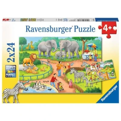 Image de Ravensburger Animals Une journée au Zoo, 07813, Jaune