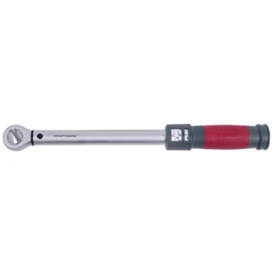 Image de Kraftwerk 3233 Click Clé dynamométrique 3/8&quot; 10 60 Nm Noir, Rouge, Acier inoxydable