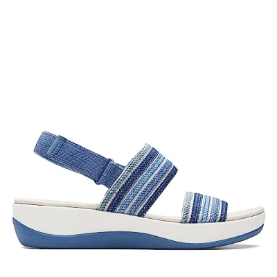 Image de Clarks Femme Arla Stroll Sandale, Blue Combi, 41 EU