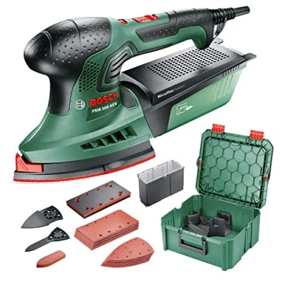 Image de Bosch Home and Garden Ponceuse multi PSM 200 AES (200 W, dans SystemBox)