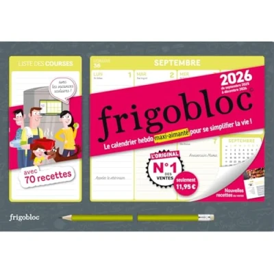 Image de Frigobloc Hebdomadaire Compact 2026 Calendrier / sem (de sept. 2025 à déc. 2026) (Broché)