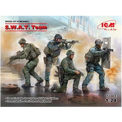 Image de ICM Figurine Mignature S.w.a.t. Team (4 Figures)