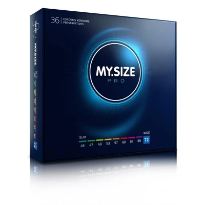 Image de MY.SIZE Pro 72mm Préservatifs Boîte de 36