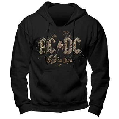 Image de Beats &amp; More AC/DC Pull à capuche Rock OR Bust (unisexe), Noir , XL