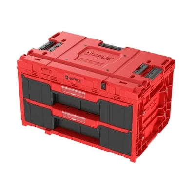 Image de QBRICK SYSTEM Malette Outils Boîtes à Valise ONE Drawer 2 Toolbox 2.0 RED Ultra HD Rouge 587 x 380 340 mm