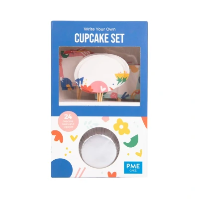 Image de PME Ensamble pour Cupcake Write Your Own Message, Lot de 24