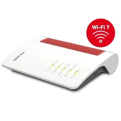 Image de FRITZ!Box 7682 routeur sans fil 2.5 Gigabit Ethernet Bi bande (2,4 GHz / 5 GHz) Blanc Neuf