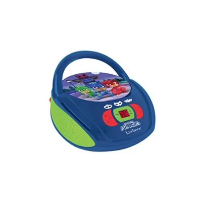Image de Lexibook Pyjamasques Radio lecteur CD, Entrée line in, Pile ou Secteur, Bleu/Noir, RCD108PJM_10