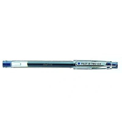 Image de Pilot G TEC C4 Lot de 12 Stylo à bille Pointe hi tech extra fine Encre gel Bleue Corps plastique avec capuchon