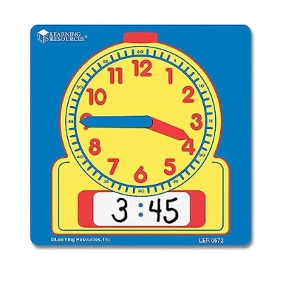Image de Learning Resources Horloges effaçables pour les élèves, 11,4 x 15,7 2,1