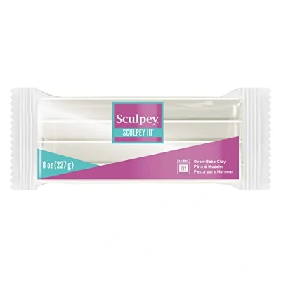 Image de Sculpey III® Argile polymère, non toxique, 236,8 g Pearl