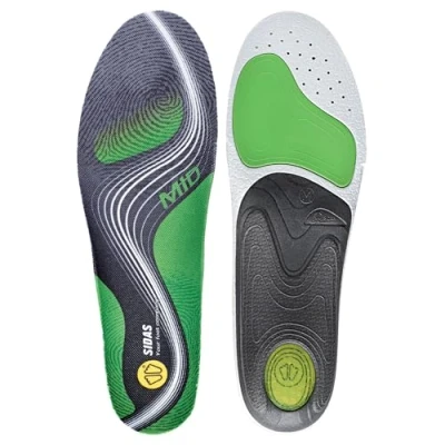 Image de Sidas 3Feet Activ Mid Semelle Course à Pied Mixte Adulte, Vert, 39 41