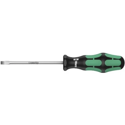 Image de Wera 05007635001 334 Tournevis pour Vis à fente, 1.2 x 7.0 150 mm, Noir/vert
