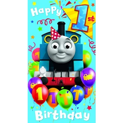 Image de Thomas The Tank Engine Carte d&#039;anniversaire 1er anniversaire