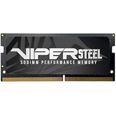 Image de Patriot Memory Mémoire de Gamer pour Ordinateurs Portables Viper Steel SODIMM DDR4 2666 MHz 32Go (1x32Go) C18 XMP 2.0 Gris