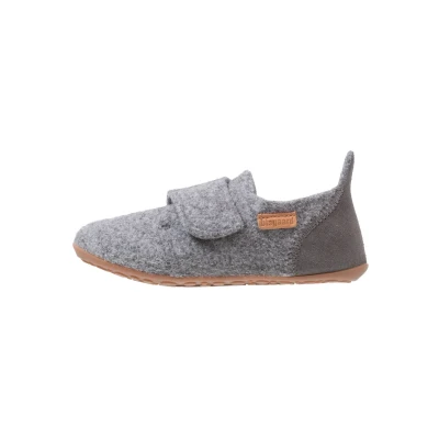 Image de Bisgaard HOME SHOE Chaussons pour enfants, Taille: 24, Grey Cuir et textile