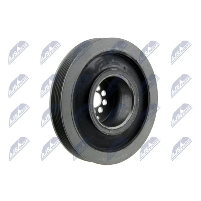 Image de NTY RKP VW 000 Poulie Damper 6PK 193 découplé, avec instructions de montage AUDI: A6 C6 Allroad, A8 D3, A4 B8 Avant, OPEL: Corsa D 3/5 portes oscaro,