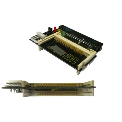 Image de Adaptateur 2 cartes COMPACT FLASH CF DMA ou UDMA femelle vers port IDE 3.5 de la carte mère