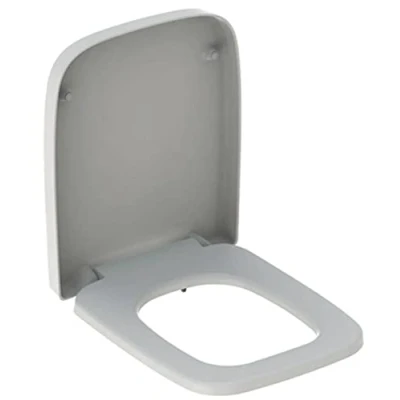 Image de Abattant WC GEBERIT RENOVA PLAN Rectangulaire Fixation par le dessus Blanc brillant