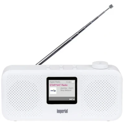 Image de Imperial DABMAN 16 Radio de table DAB+, FM AUX, fonction réveil blanc