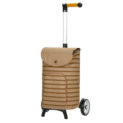 Image de ANDERSEN Unus Shopper Fun Eske Chariot de courses 47 l Marron à main, moderne, durable, shopping, aluminium, poignée ergonomique, léger