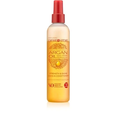 Image de Creme of Nature Argan Oil Spray Cheveux à l&#039;Huile d&#039;Argan du Maroc Soin des Fortifiant pour Bouclés Frisés Crépus Sans Rinçage Flacon de 250ml