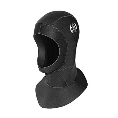 Image de PAWHITS Cagoule néoprène Thermique de Combinaison plongée intégrale imperméable 3mm pour sous Marine Natation Surf Snorkeling Femme Homme
