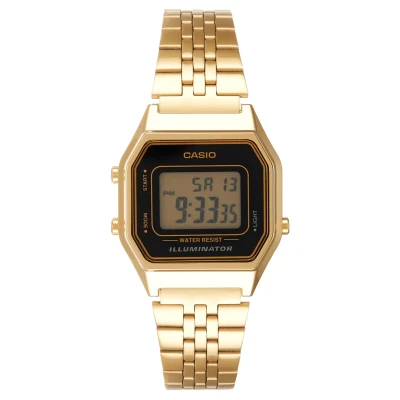 Image de Casio Montre à affichage digital goldcoloured/black, Femme, Taille: One Size, Gold coloured/black