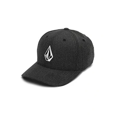 Image de Volcom Casquette Heather X Fit Flexfit de Baseball (S/M (55 57 cm) Anthracite)