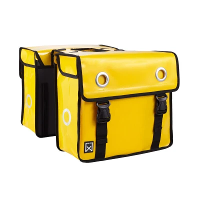 Image de Sacoche porte bagage double en toile enduite Willex 52 L