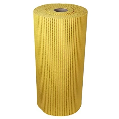 Image de ID Mat SMRL06515 Tapis Multi Usages Mousse PVC/Polyester Jaune Paille 1500 x 65 0,7 cm