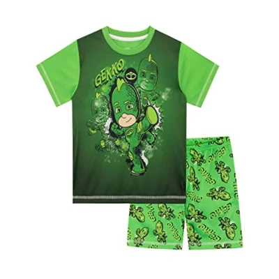 Image de PJ Masks Ensemble De Pyjamas Pyjamasques Garçon Gekko Vert 9 10 Ans