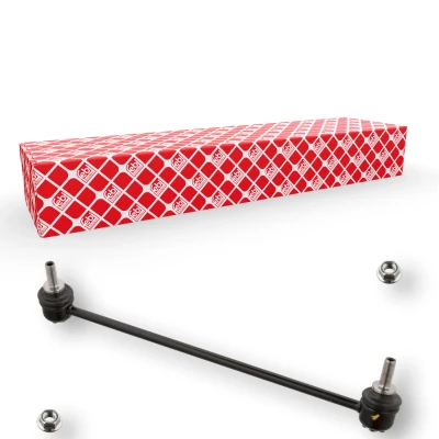 Image de febi BILSTEIN 103633 Biellette de barre stabilisatrice Essieu avant gauche 325 M10 x 1,25 Plus avec écrou Acier