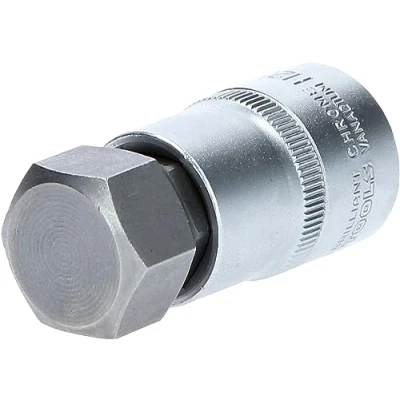 Image de KS TOOLS BT022869 Douille à choc 55 22 12,5 (1/2&quot;) héxagonal intérieur