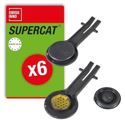 Image de SWISSINNO Recharge d&#039;Appâts pour le piège à souris SuperCat: produit alimenatire non toxique, Sans danger les enfants et animaux. Fabriqué en UE. Lot de 6