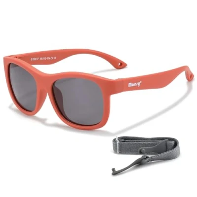 Image de Maesy Lunettes de Soleil Bébé et Tout Petit 1 3 Ans Protection UV400 Polarisée Cadre Flexible Pliable Bande Élastique Réglable Sûres Confortables Luca