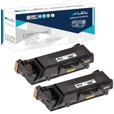 Image de LCL Cartouche de Toner Compatible WorkCentre 3335 3345 Phaser 3330 106R03620 2600pages (2 Noir) Remplacement pour Xerox 3335/3345 3335DNi/3345DNi,Phaser 3330/3330DNi,3345VDNi
