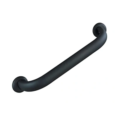 Image de WENKO Barre d&#039;appui WC Secura Premium, Poignée Murale Salle de Bain pour Une Posture sécurisée dans la Bain, Fixation fournie, Aluminium INOX, 47,5x7x12 cm, Anthracite
