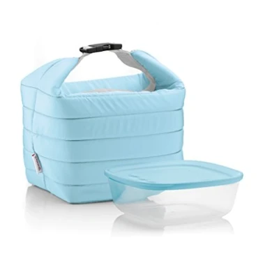 Image de Guzzini, Petit Sac Isotherme A/Compartiment Fraicheur Handy, (Bag) 22 x 18 h22 cm; (Container) 19,6 h7 cm 1400cc 0329