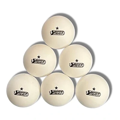 Image de Best Sporting Lot de 100 Balles Tennis Table Blanches I 1 étoile qualité Set pour l&#039;intérieur et l&#039;extérieur 40 mm diamètre