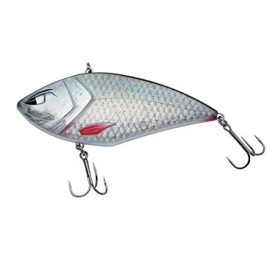 Image de Berkley Zilla Lipless Leurre dur pour la Pêche du Brochet en Eau Douce, Cranckbait Jerkbait Plongeant, Hameçon Fusion, Action Rolling, sans Plomb, Roach