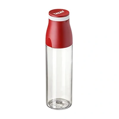 Image de TATAY Bouteille Urban Drink, 650 ml capacité, Hermétique, Tritan, sans BPA, Incassable, Ne Laisse ni Goût Odeur, Passe au lave vaisselle et micro ondes, Bourdeaux, 1 Unité