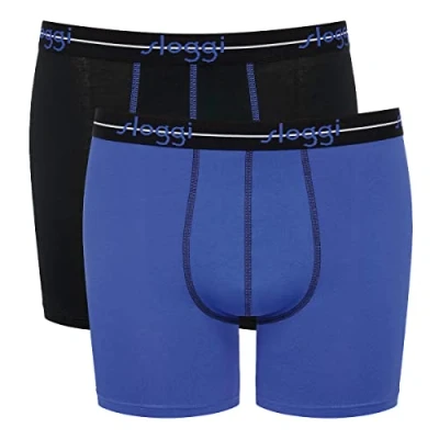 Image de Sloggi 2ER Packstart C2P BOX Slip, Homme, Taille: XL, Schwarz blau