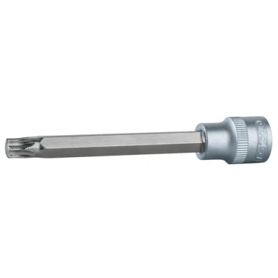 Image de KS TOOLS Clé à douille DIN 3120, ISO 1174 T40 Acier chrome vanadium Torx moleté 911.1555 E