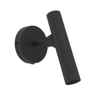 Image de EGLO Applique murale LED Almudaina, lampe de lecture minimaliste avec spot orientable, luminaire intérieur pour salon et chambre à coucher, métal noir, blanc chaud