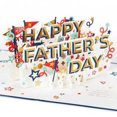 Image de Hallmark Signature Collection Carte de fête des pères 3D Pop Up Paper Wonder