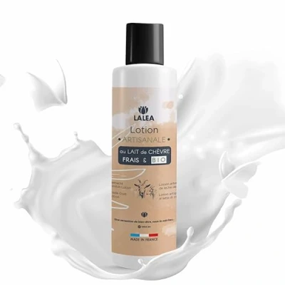 Image de Lotion au lait de chevre BIO 150ml complémentaire savon chevre, Fabrication Française Artisanal, anti acné, soins pour le visage, creme Hydratant naturel