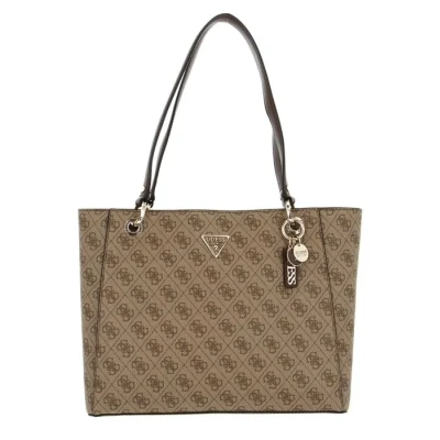 Image de Guess Noelle NOEL Sac à main, Femme, Taille: One Size, Latte logo brown