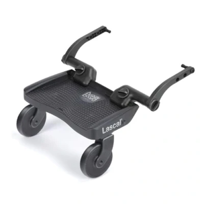 Image de Lascal BuggyBoard Mini 3D, Plateforme poussette à la surface structurée, Accessoire Pour enfants de 2 6 ans (22 kg), tous landaus &amp; poussettes, gris