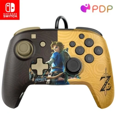 Image de PDP REMATCH: Hyrule Hero Link Multicolore USB Manette de jeu Analogique/Numérique Nintendo Switch, Switch OLED Neuf